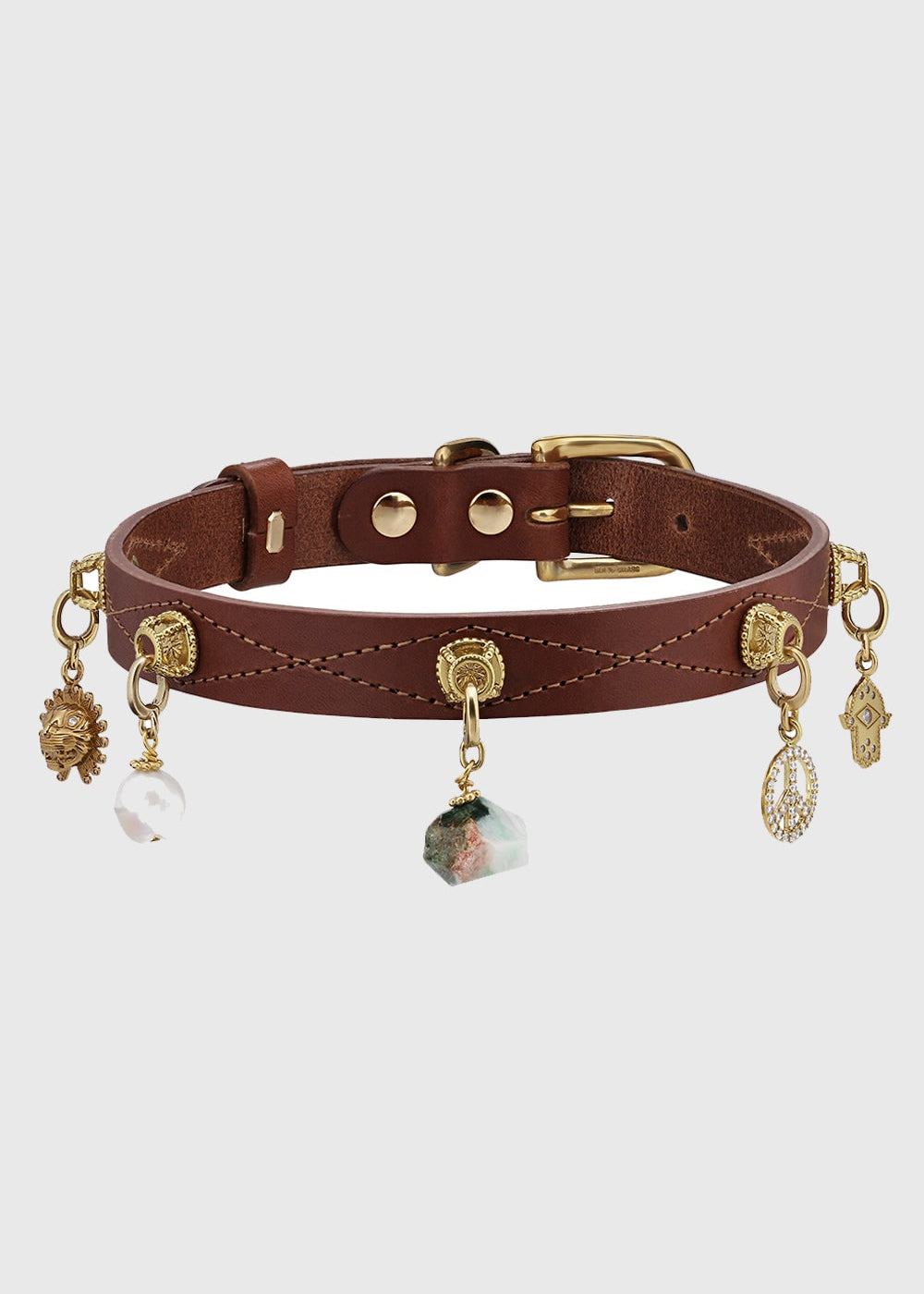 Unleash CPH Cognac Dog Collar