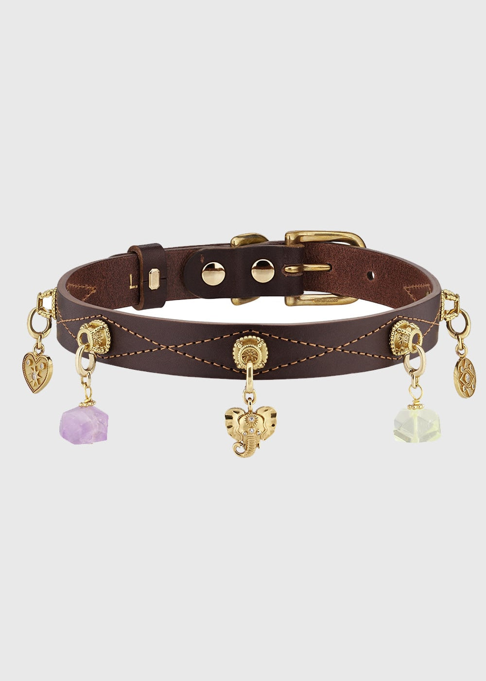 Unleash CPH Dark Brown Dog Collar