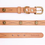 Unleash CPH Natural Brown Dog Collar