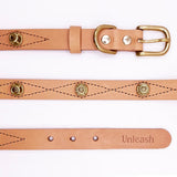 Unleash CPH Natural Brown Dog Collar