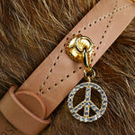 Unleash CPH Natural Brown Dog Collar