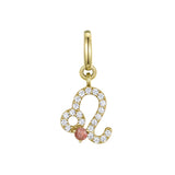 Leo Charm with Sun Stone