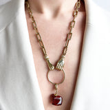 Harmony Charm - Amber Stone