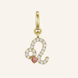 Leo Charm with Sunstone