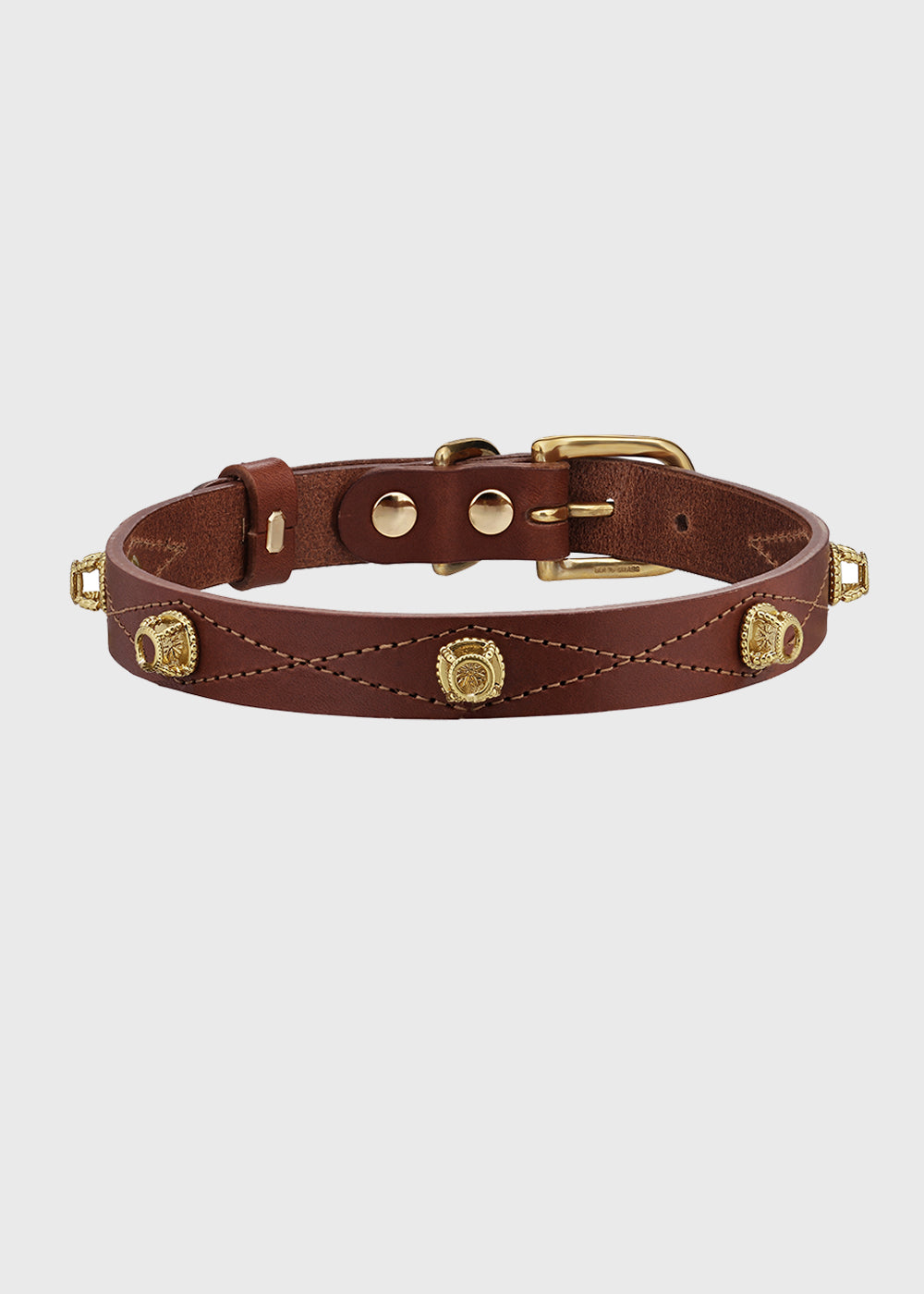 Unleash CPH Cognac Dog Collar