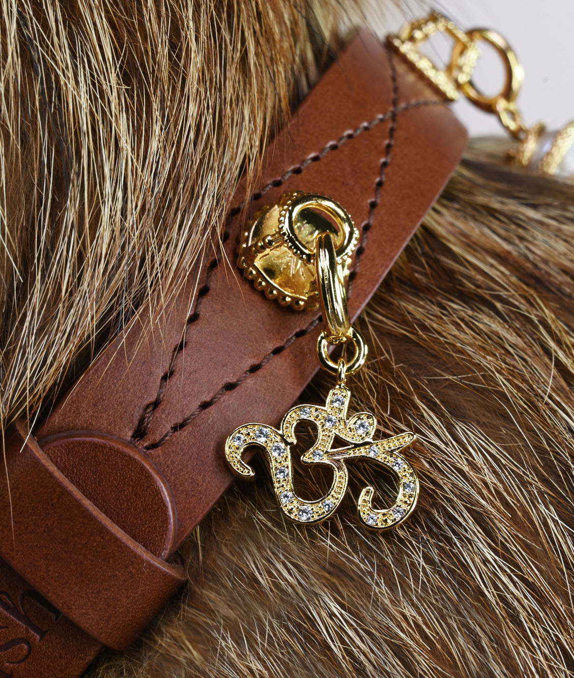 Unleash CPH Cognac Dog Collar