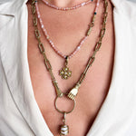 Unleash CPH Connection Necklace W. Transformation Charm & Harmony Crystal Necklace W. Luck Charm