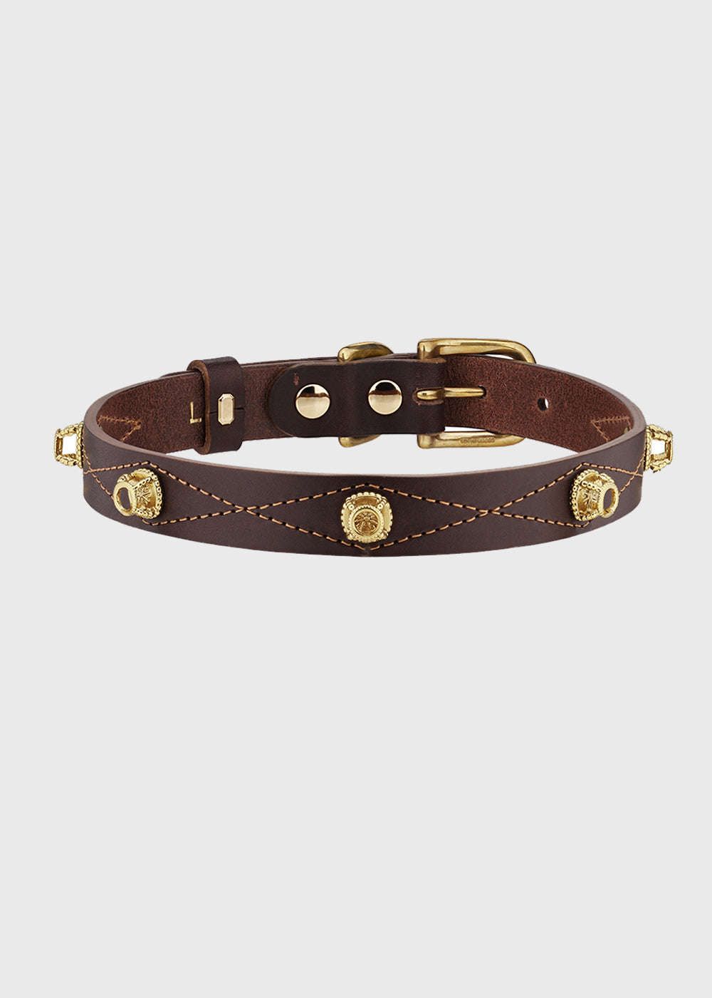 Unleash CPH Dark Brown Dog Collar